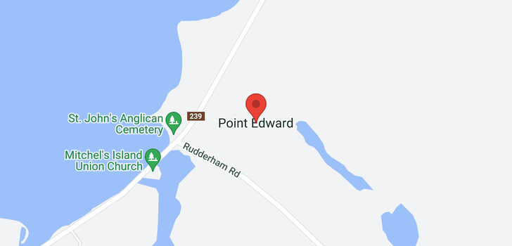 map of 1951 Point Edward Highway